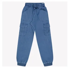 Soft Light Weight Denim Pant w Belt