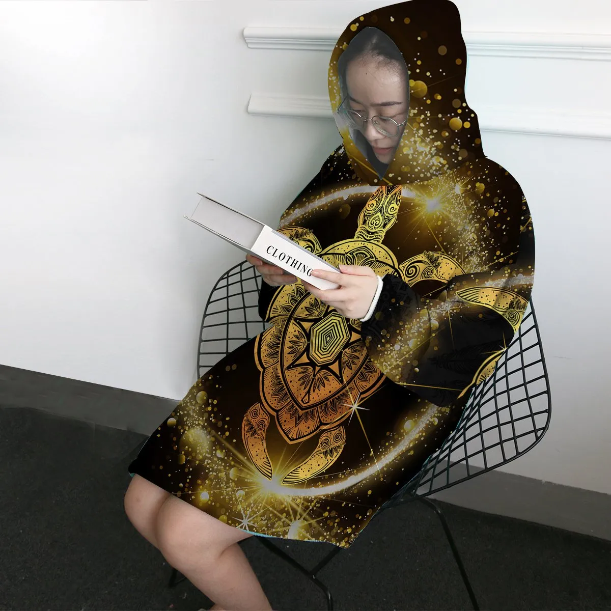 The Astro Sea Turtle Wearable Blanket Hoodie