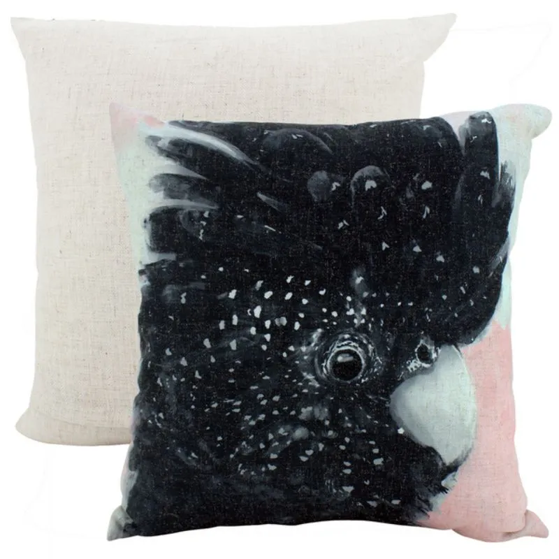 Twilight Crest Linen Cushion 50cm x 50cm