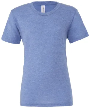 Unisex triblend crew neck t-shirt | Blue Triblend