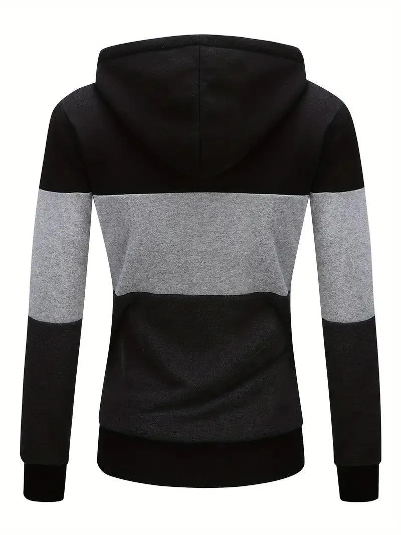 Women's Activewear Fleece Lined Sports Hoodie-ZPK006735