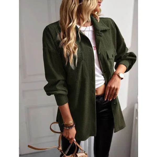 Womens Shacket Jacket Shirts Blouses Tops