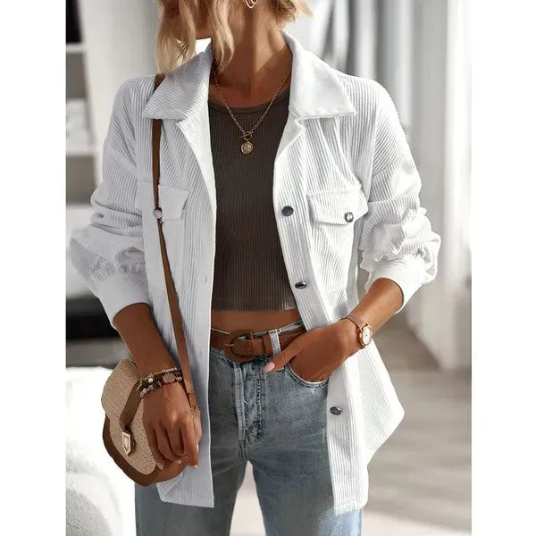 Womens Shacket Jacket Shirts Blouses Tops