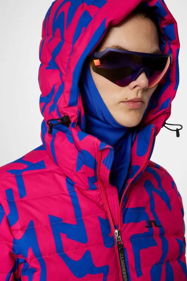 Women's Thermic Print Down Jacket