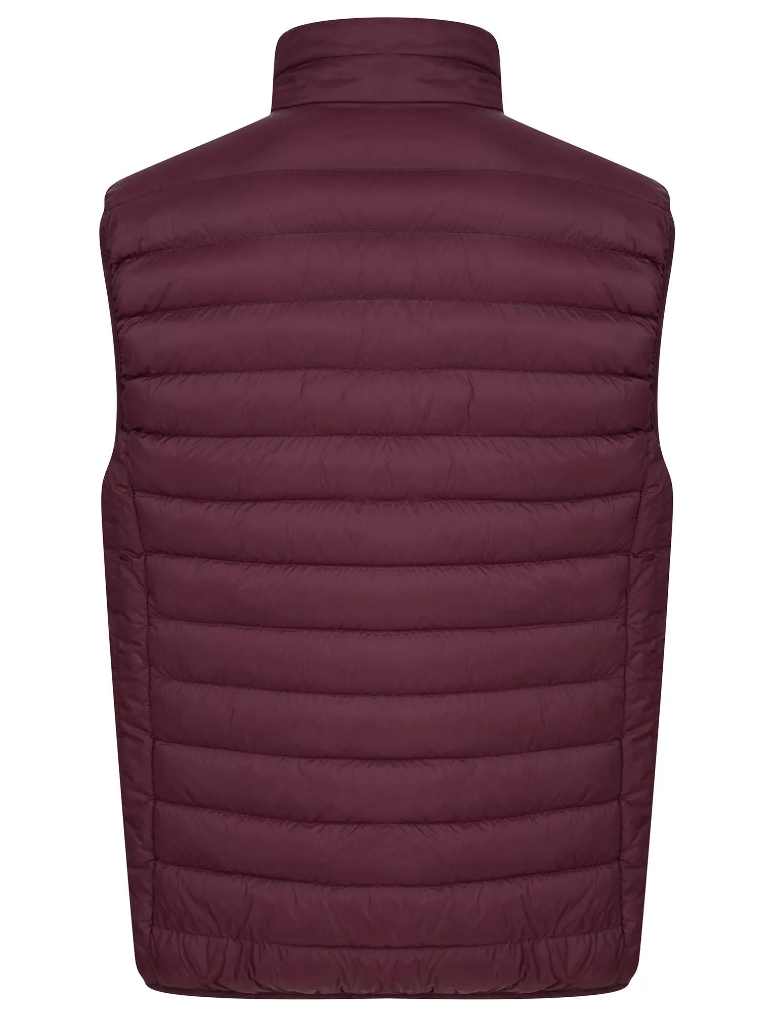 Yuley Quilted Puffer Gilet with Fleece Lined Collar in Tawny Port - Tokyo Laundry